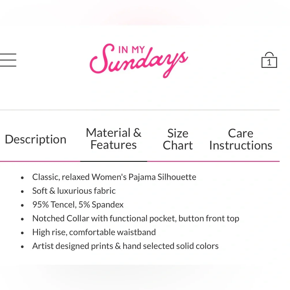 IN MY SUNDAYS by Mallory Ervin’s PEPPER 🌶️ DREAMS Pajama Set - Picture 4 of 4